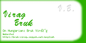 virag bruk business card